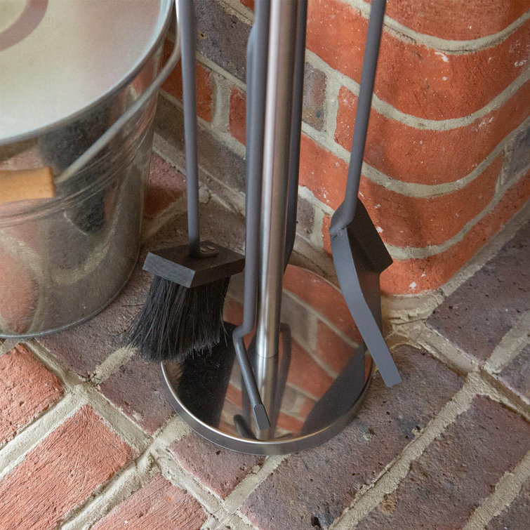 Hammer and Tongs 5 Piece Stainless Steel Fireplace Tool Set Wayfair.co.uk